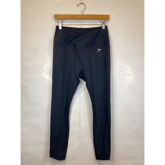 Gymshark Pants - Gymshark Crossover Leggings Dark Charcoal Grey High Waisted Buttery Soft Large